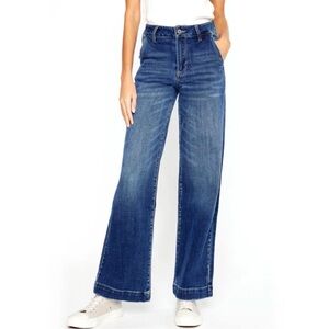 KANCAN High Rise Wide Leg Trouser Jean